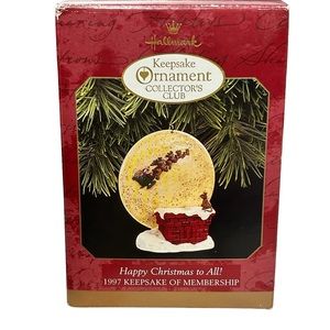 Hallmark Keepsake Ornament Happy Christmas To All Christmas Ornament